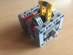 Compact 90° stepper