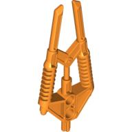 Lego Large Figure Weapon Staff, Rahkshi Staff of Poison, Dual Pronged (Lerahk) / Orange