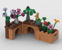 Florist's Workbench - minifigure scale