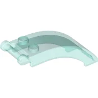 Windscreen 6 x 2 x 2 with Handle / Trans-Light Blue