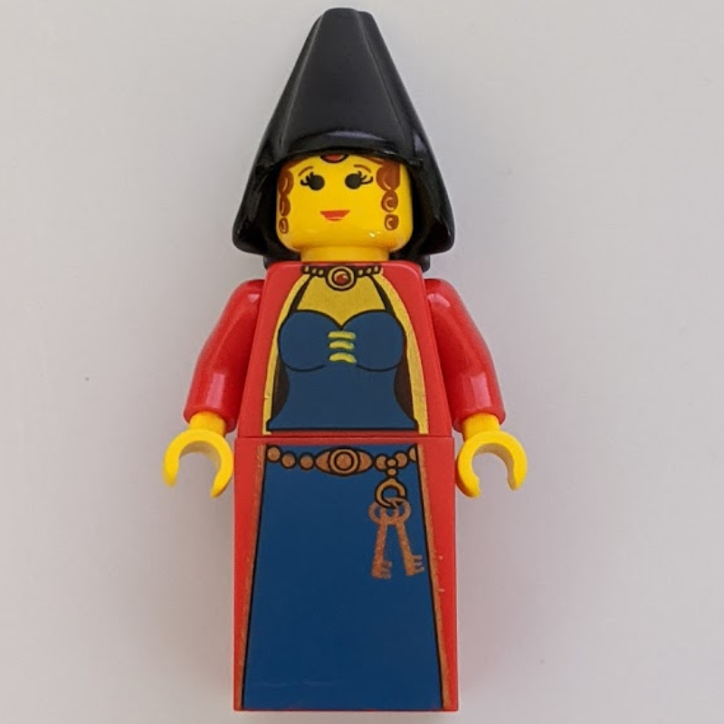 Lego Maiden (Knights Kingdom I) - Black Cone Hat