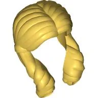 Hair Long Tails Over Shoulders / Ochre Yellow