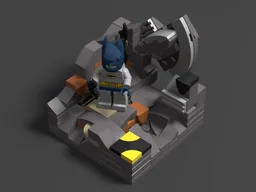 Batcave Minifig Display