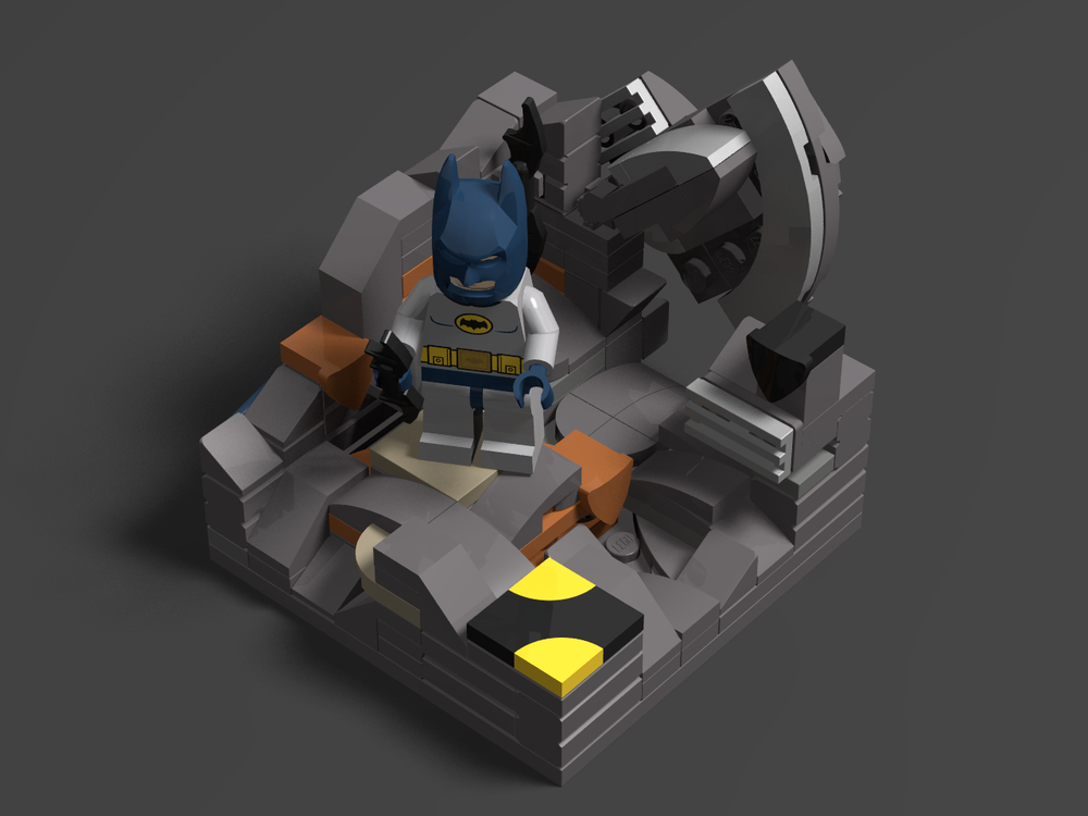 Lego Batcave Minifig Display