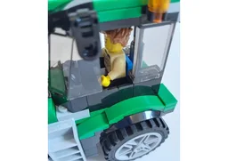 Green Tractor with Trailer