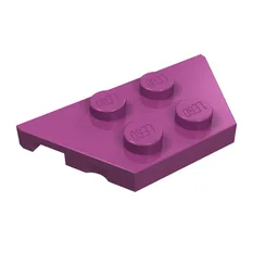 Wedge Plate 2 x 4 / Magenta