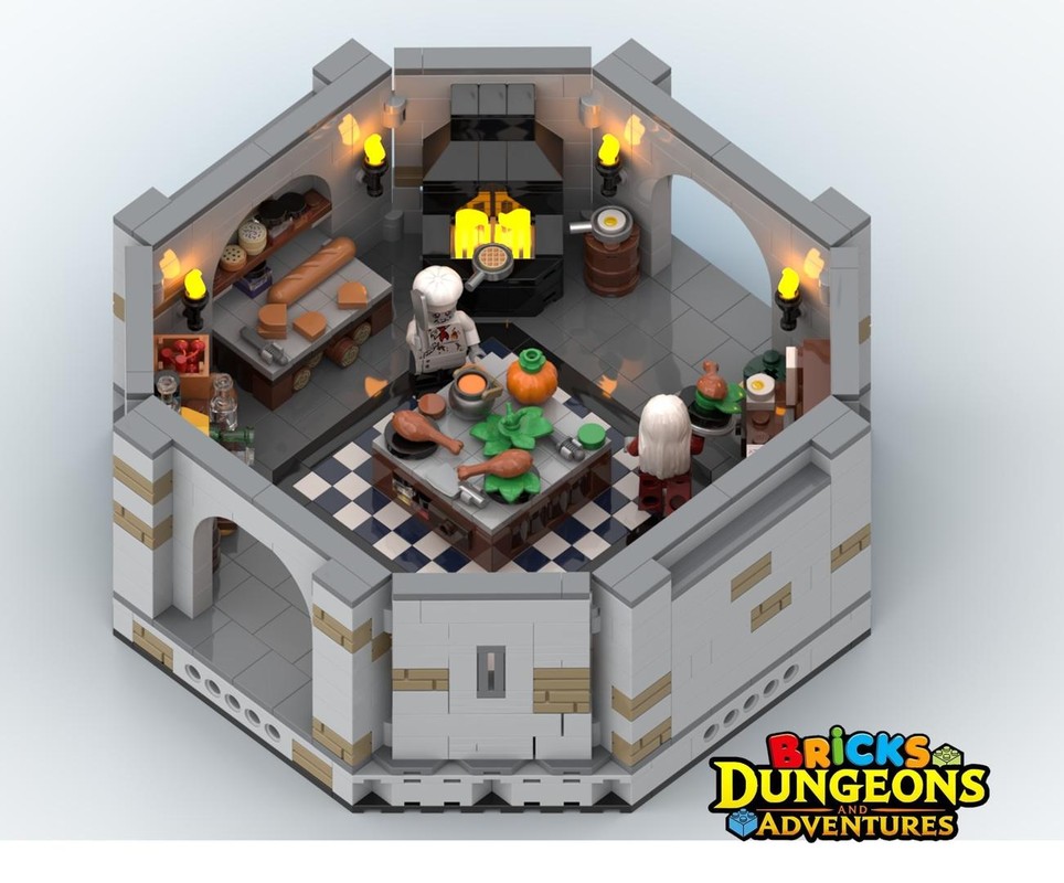 LEGO Castle The Kitchen Instructions (PDF), Zombies figurine, Bricks Dungeons and Adventures