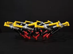 Hoberman linkages flower
