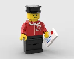 Upscaled postman