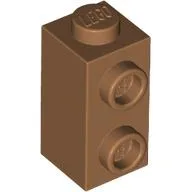 Brick Special 1 x 1 x 1 2/3 with Studs on 1 Side / Medium Nougat
