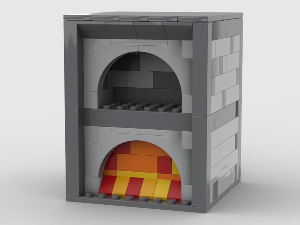 Lego Cobblestone Furnace