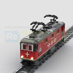 8W Swiss Train RE 4/4 III (3) SBB Schweizer Bundesbahn