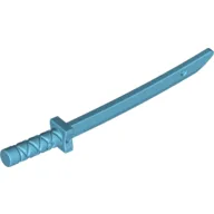 Weapon Sword / Katana / Shamshir with Capped Pommel [Square Guard] / Medium Azure