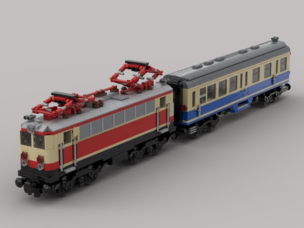 Lego Series 182 from the german AEG (80er jears test locomtive) with control car