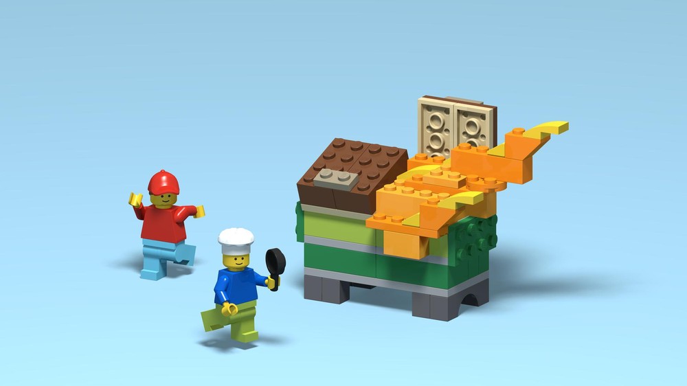 Lego BYGGLEK Dumpster Fire