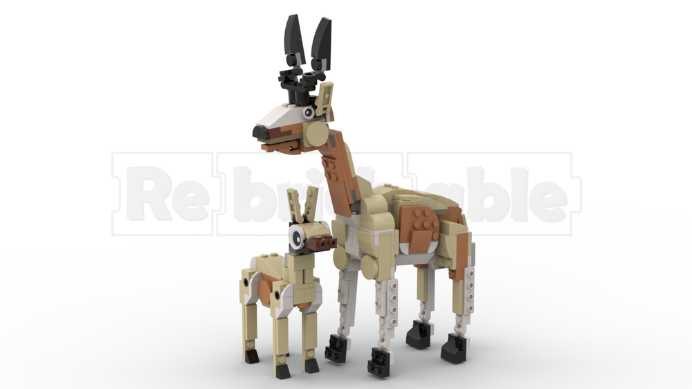Lego Adorable Antelopes (LEGO 31137 Alternate)