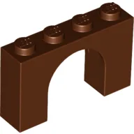 Brick Arch 1 x 4 x 2 / Reddish Brown