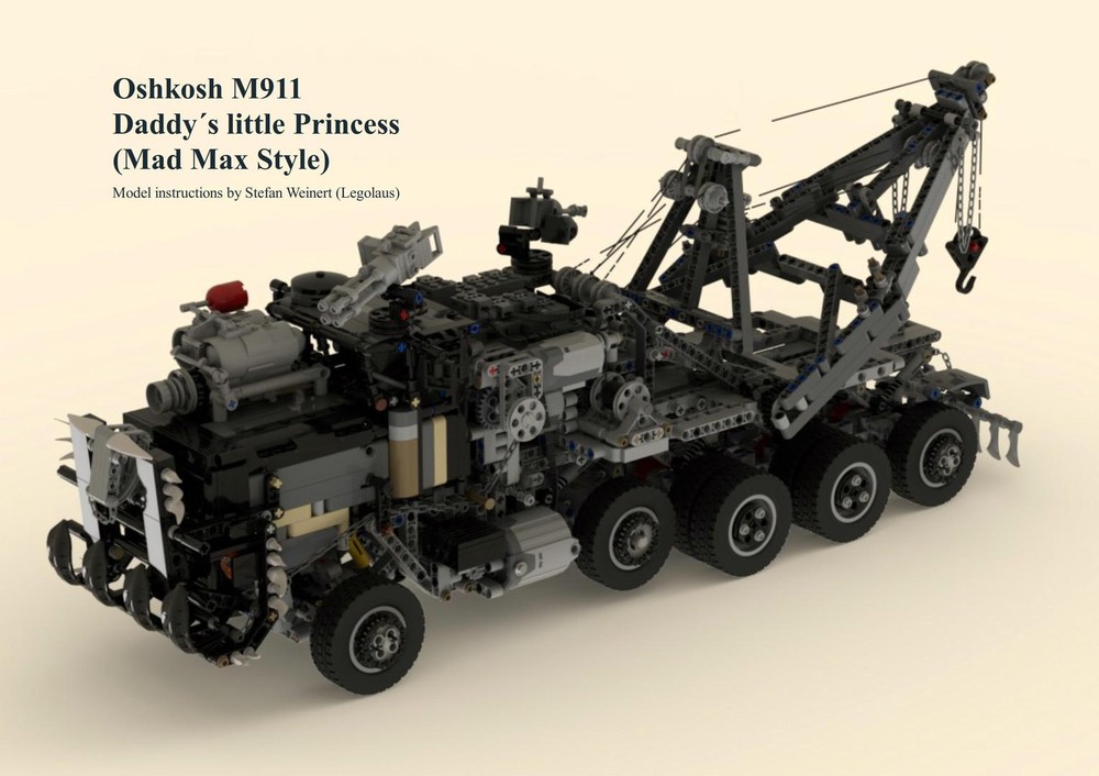 Lego Oshkosh M911 Mad Max/Motorstorms Version "Daddy´s little Princess"