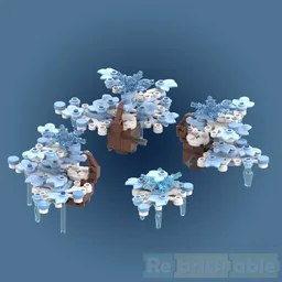 Ice leaves for set 10281