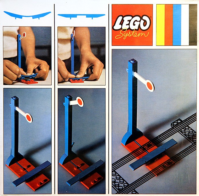 Lego 2 Signals with Automatic Stop / Go Attachment