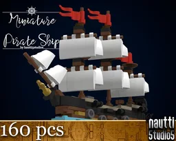Miniature Pirate Ship