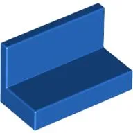 Panel 1 x 2 x 1 [Square Corners] / Blue
