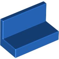 Lego Panel 1 x 2 x 1 [Square Corners] / Blue