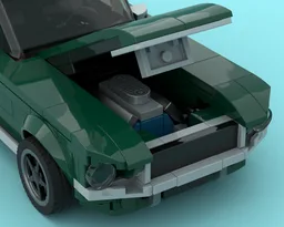 Mustang Fastback Dark Green