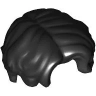 Hair Mid Length, Parted / Black