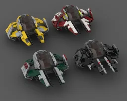 ETA 2 Interceptor variants (2xCW + Vader + Green)