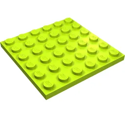 Plate 6 x 6 / Lime