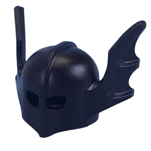 Lego Helmet Knight with Bat Wings / Black