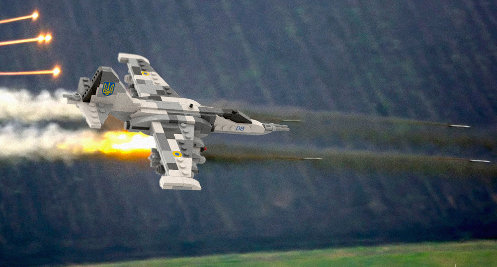 Lego 1:72 Scale Su-25 Frogfoot (UAF)