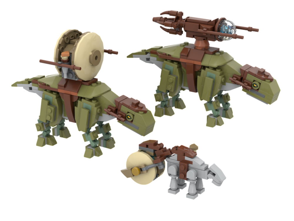 Lego Gungan Fambaa and Falumpaset
