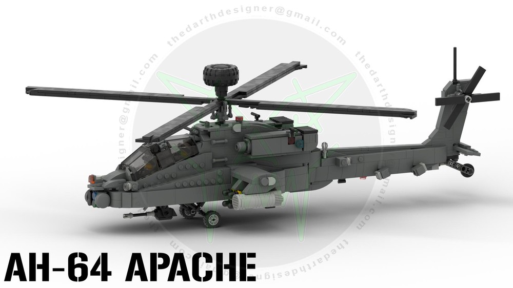 Lego Boeing AH-64 APACHE | 1:35 Scale
