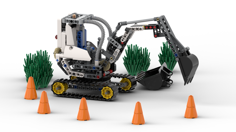 Lego Mini-pelle excavator