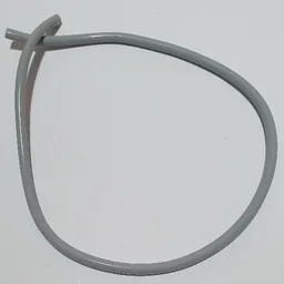 Hose, Pneumatic 4mm D. 43.75L / 35cm / Light Bluish Gray