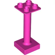 Duplo Support / Umbrella Stand with Square Base (fits 92002) / Dark Pink