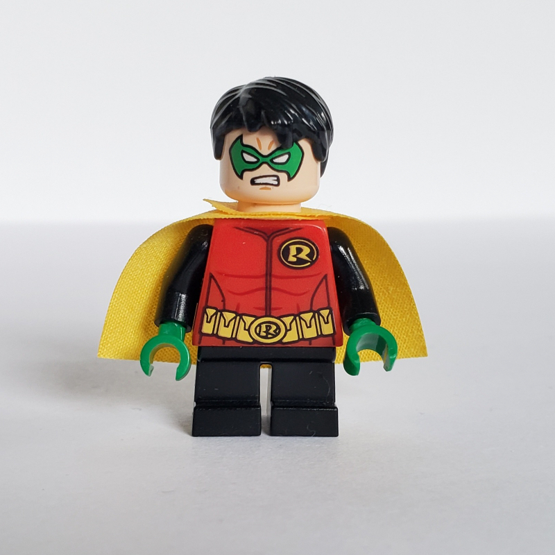 Lego Robin with Short Black Legs and Green Hands (Damian Wayne)