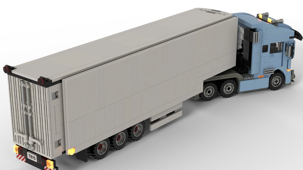 Lego truck and trailer