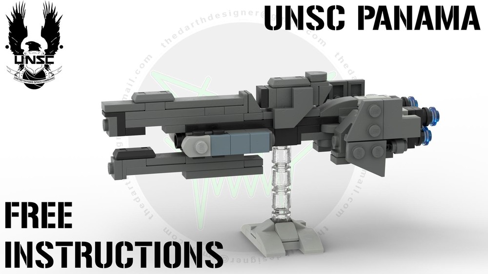 Lego HALO | Mulsanne Class Frigate | 1:3500