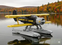 Beechcraft SD17S Staggerwing Floatplane