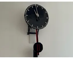 Wall Mounted Clock - weight drive with automatic rewind