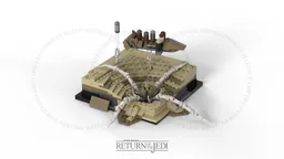 Episode VI Micro Diorama : Sarlacc and desert skiff