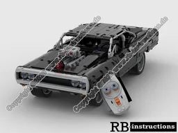 Dodge Charger as RC-Version with Power Functions (42111)