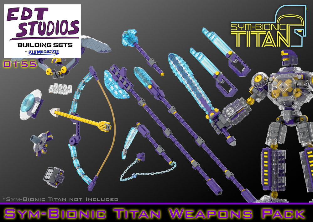 Lego Sym-Bionic Titan Weapons Pack