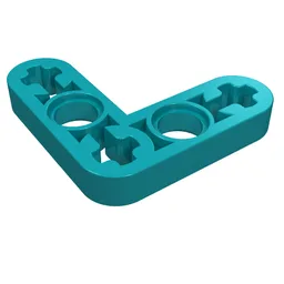 Technic Beam 3 x 3 L-Shape Thin / Dark Turquoise
