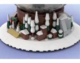 Winter Cabin Snow Globe