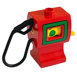 Duplo Gas / Fuel / Petrol Pump, Red / Red