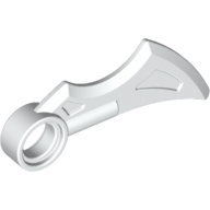 Lego Wing / Blade 1 x 4 with Pin Hole / White